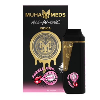 Bubble Gum Indica Muha Meds Disposable