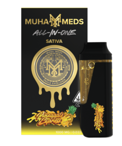 Pineapple Express Sativa Muha Meds Disposable 1000mg THC