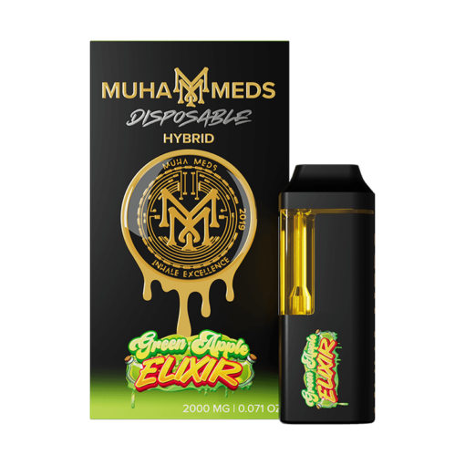 Green Apple Elixir Hybrid Muha Meds Disposable