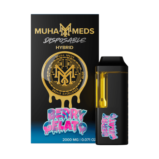 Berry Gelato Hybrid Muha Meds Disposable