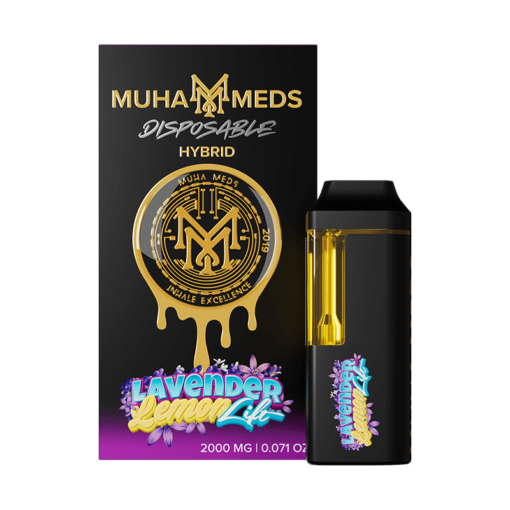 Lavender Lemon Lift Hybrid Muha Meds Disposable